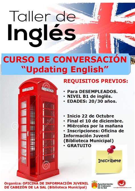 Taller De Conversación En Inglés Updating English Ayuntamiento De
