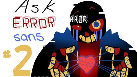 Ask Error Sans Comic Dub Part 2 Youtube
