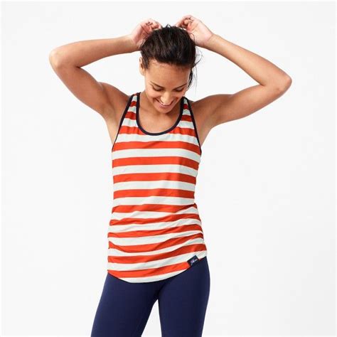New Balance For Jcrew Perfect Tank Top In Stripe Active Wear For