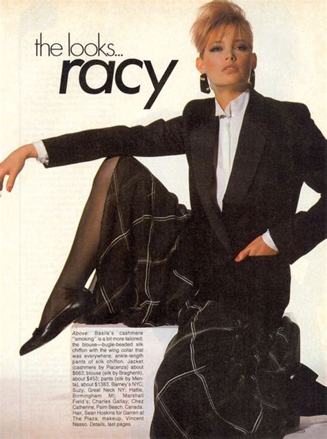 Kelly Emberg Chiffon Jacket Silk Chiffon 90s Fashion Fashion Photo