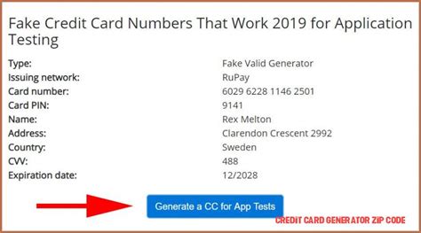 Credit Card Numbers With Cvv And Zip Code Real Credit Card Numbers