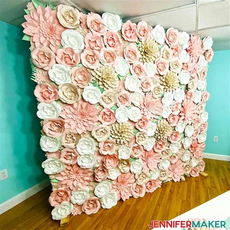 Paper Flowers Diy Backdrop Best Flower Site