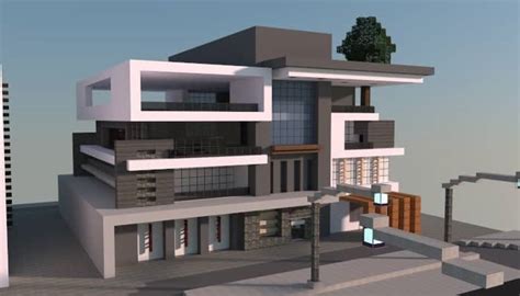 Box Modern House Minecraft Building Inc