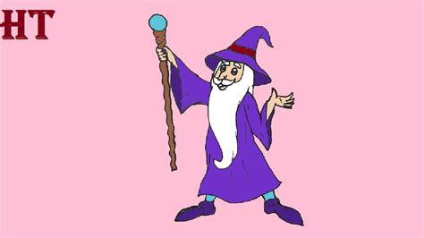 How To Draw A Wizard Easy For Beginners