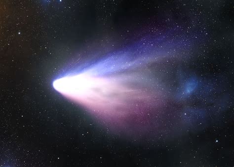 Comet Tempel 1 Seen From The Distance Artists Impression Esahubble