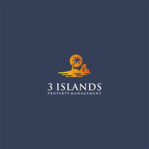 Upmarket Bold Real Estate Logo Design For 3 Islands Property