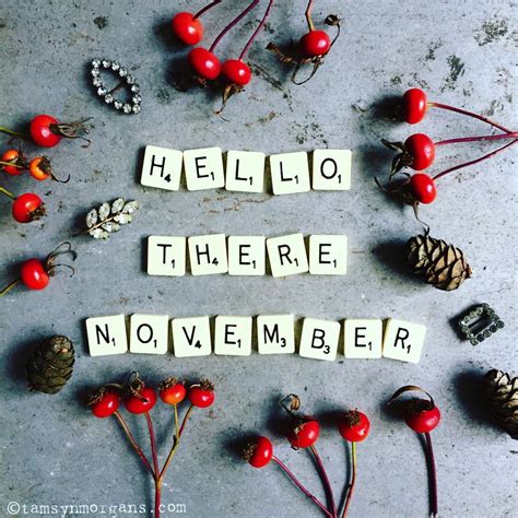 Hello November Hello November Welcome November Festive Crafts