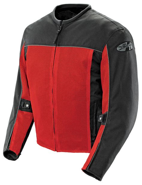 Joe Rocket Mens Redblack Velocity Textile Mesh Motorcycle Jacket Ebay