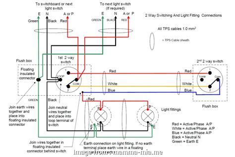 How To Wire Up A Way Light Switch Australia Simple 2 Switch Wiring
