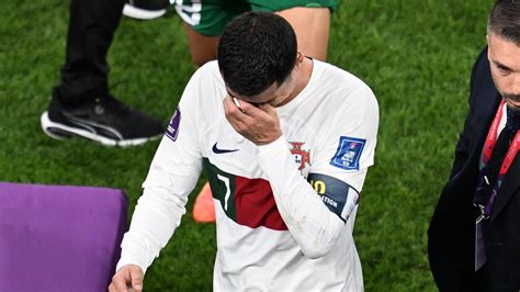 Mundial Qatar 2022 Cristiano Ronaldo Rompe A Llorar En El Pitido