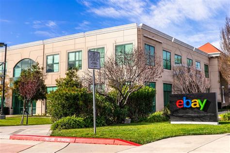 Ebay Corporate Hq Campus In Silicon Valley During Spring Time Editorial