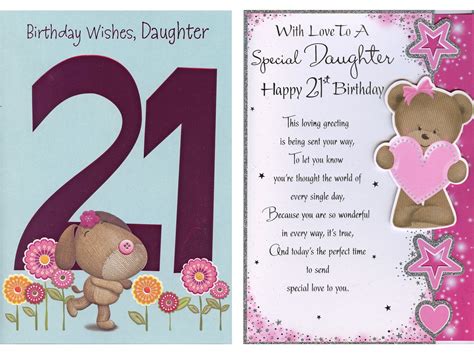 21st Birthday Card Messages For Daughter Printable Templates Free
