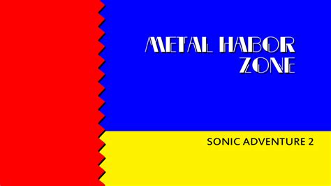 Sonic 2 Zone Title Card Metal Harbor By Sonicguru On Deviantart