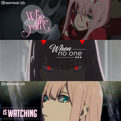 Zerotwo Darling In The Franxx Anime Quotes Work Motivational