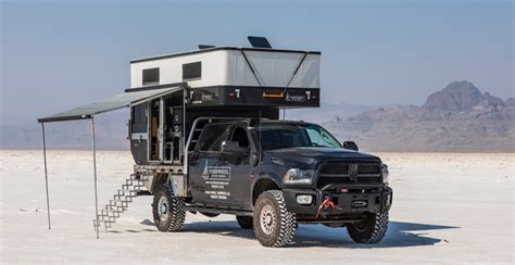 Four Wheel Campers Hawk Flat Bed Truck Camper