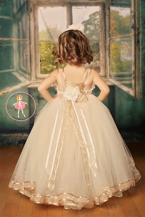 One Of A Kind Custom Made Couture Flower Girl Tutu Dress Your Choice