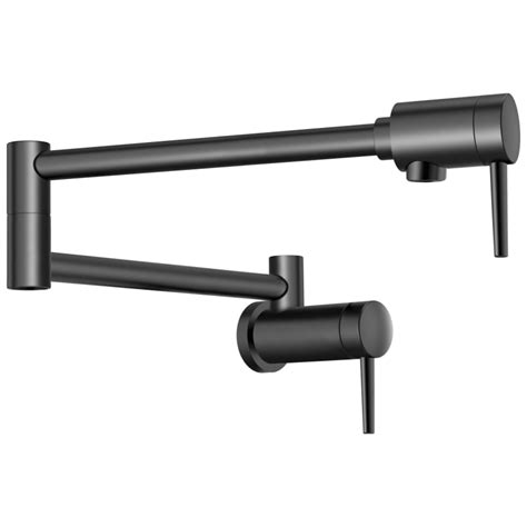 Looking for a kitchen faucet? Faucet.com | 1165LF-BL in Matte Black by Delta