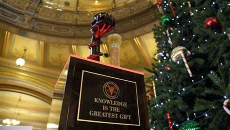 Satanic Statue Placed In Illinois Statehouse — The King Is Coming