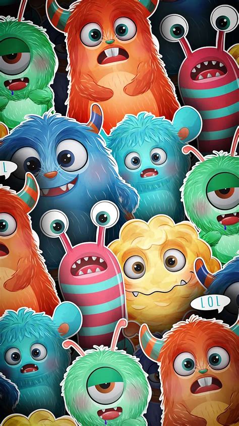 Monster Cute Animated Monsters Hd Phone Wallpaper Peakpx