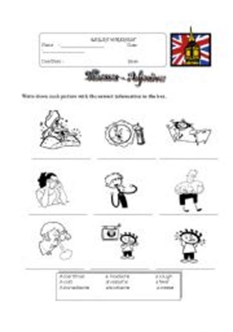 Treatment (the way or process of) curing an illness or injury or making somebody look and feel good. Illnesses - Adjectives - ESL worksheet by zhlebor