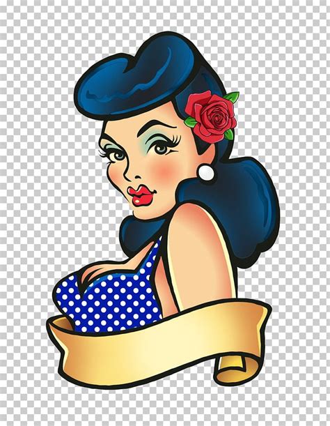 Pin Up Girl Old School Tattoo Flash Png Clipart Art Artwork