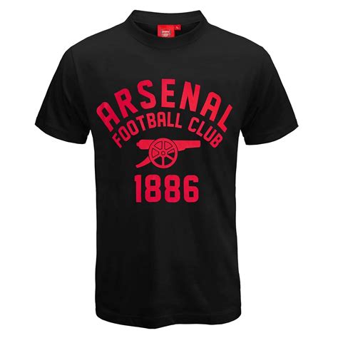Arsenal Fc Official Football T Mens Graphic T Shirt Uk