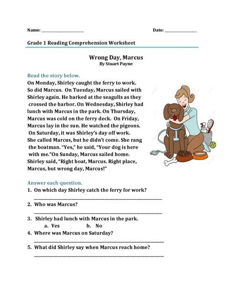 1st Grade Reading Worksheets Best Coloring Pages For Kids Reading