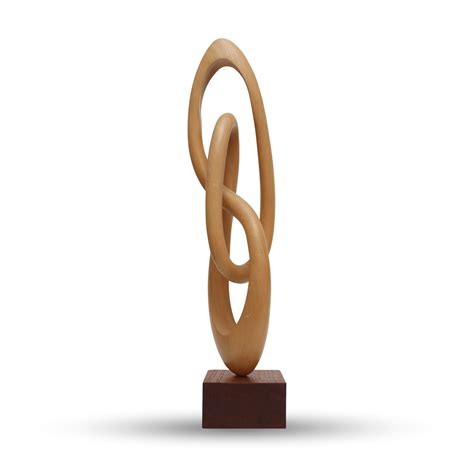 Organic Wooden Abstract Sculpture — Ruby Atelier