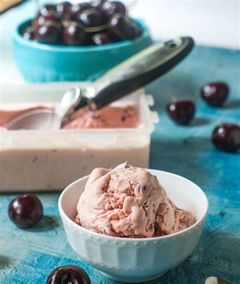 Low Carb Black Cherry Ice Cream A Sugar Free Summer Dessert My Life Cookbook