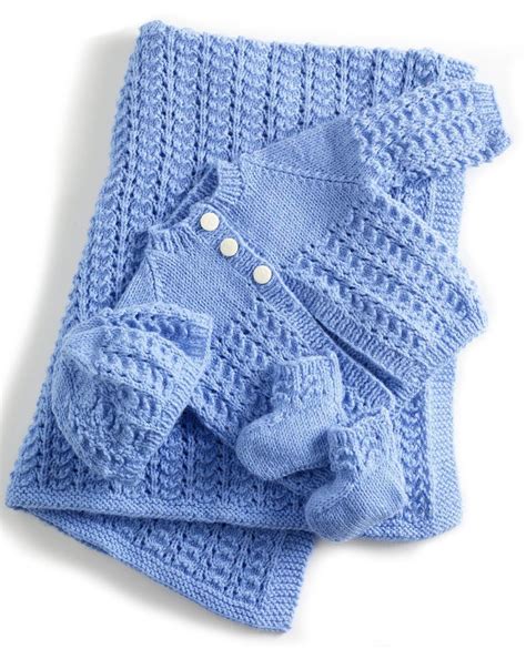 Baby Layette Set Knitting Patterns In The Loop Knitting