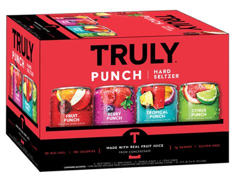 Punch Fruit Punch Truly Hard Seltzer Truly Hard Seltzer