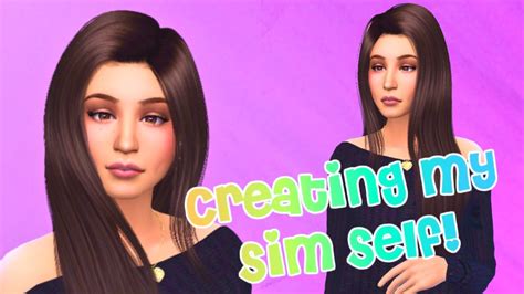 Create A Sim Creating My Sim Self The Sims YouTube