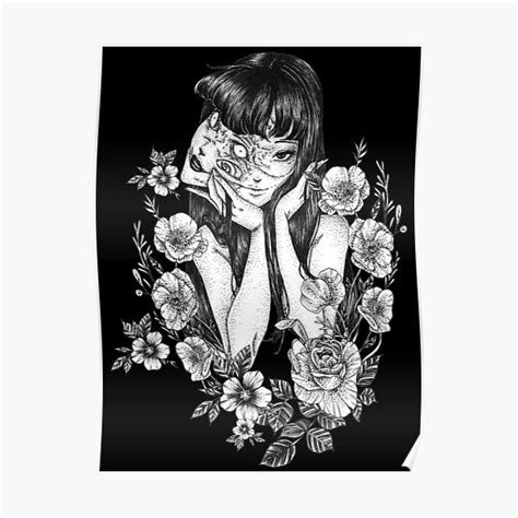 Copy Of Beauty Tomie Junji Ito Poster For Sale By Kosokan Redbubble