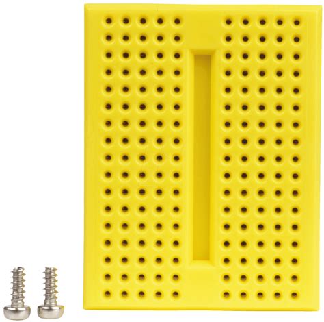 Steckboard Mg Breadboard 170 Contacts Yellow At Reichelt Elektronik