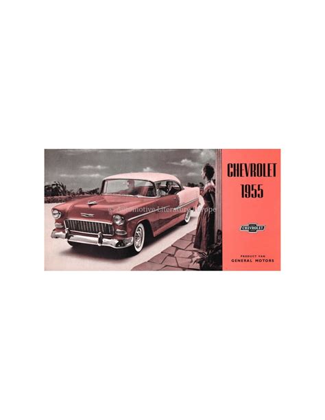 1955 Chevrolet Range Brochure Dutch