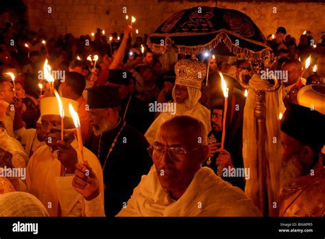 Ethiopian Orthodox Procession On Holy Saturday Easter Stock Photo Alamy