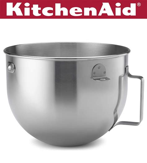Kitchenaid 5qt Polished Stainless Steel Mixer Bowl With Flat Handle Ebay
