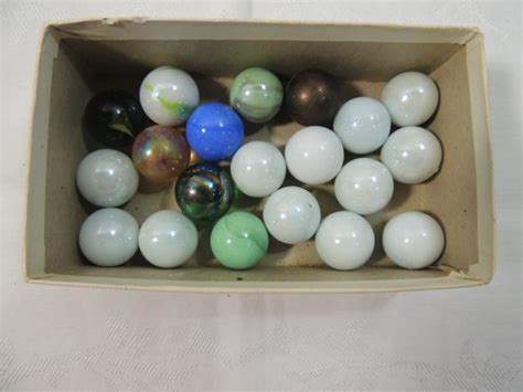 Lot 19 Vintage Shooter Marbles