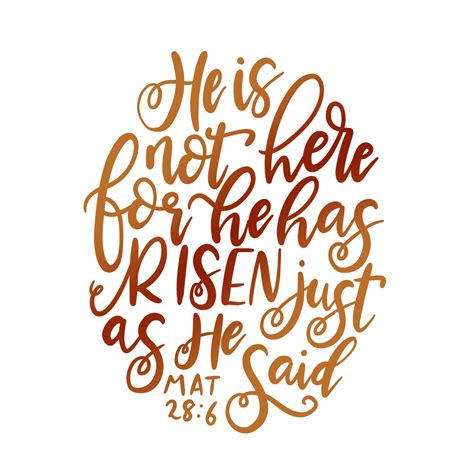 Jesus Is Risen Halelujah This Hand Lettered Quote From Matthew 286