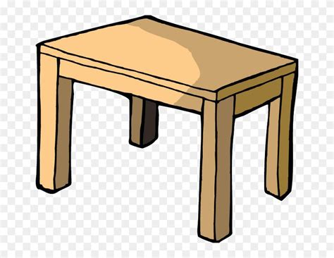Clipart Table Square Table Cartoon Table Png Transparent Png