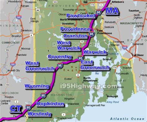 I 95 Rhode Island Traffic Maps