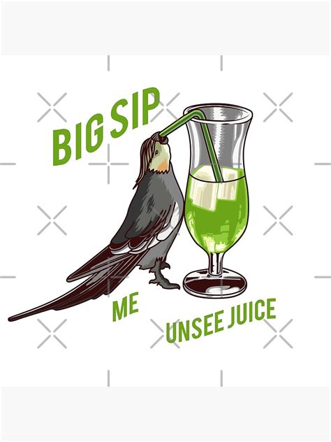 Big Sip Unsee Juice Bird Meme Art Print For Sale By Finestmeme