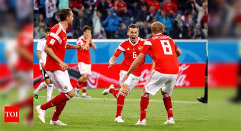 Fifa World Cup 2018 Russia Beat Egypt 3 1 Football News Times Of India