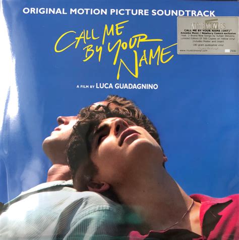 Call Me By Your Name Original Motion Picture Soundtrack 2018 Yellow