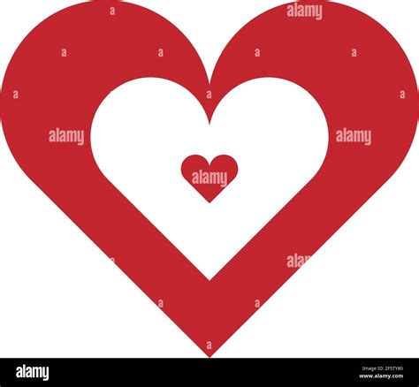 Heart Shape Vector Heart Icon Heart Illustration — Stock Vector