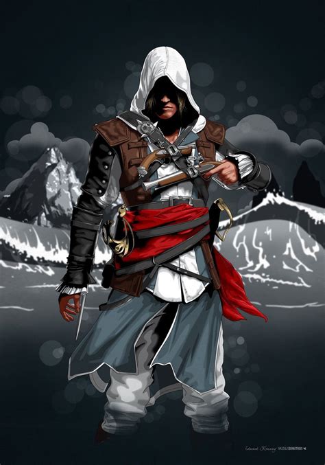 Edward Kenway Assassins Creed Black Flag Assassins Creed Artwork