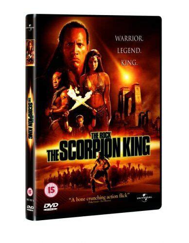 Scorpion King Dvd 2002 Mummy Action Horror Sequel With Dwayne The Rock