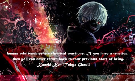 Explore our collection of motivational and famous quotes by authors you know and love. My Anime Review: Tokyo Ghoul Quotes