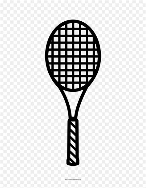 Badminton Clipart Colouring Page Clip Art Tennis Racket HD Png