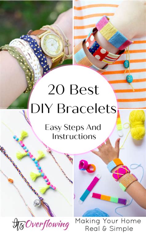 20 Best Diy Bracelets With Easy Steps And Instructions Its Overflowing